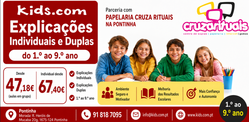 Explicações na Pontinha – Apoio Escolar do 1.º ao 9.º Ano