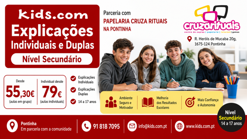 Explicações Individuais e em Grupo na Pontinha